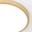 Plafoniera moderna aurie LED 25W/2400lm/3000K, Lero DL 7-622/30 Gold Matt Orion